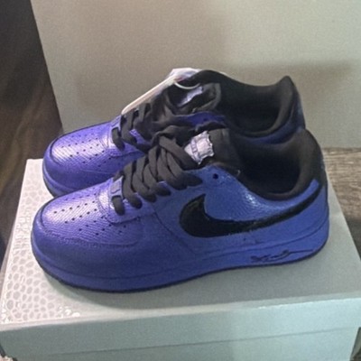 Nike Air Force 1 Purple Black Men's Low Top Lace Up Sneakers New with Box