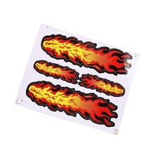 Fire Flame Pattern Stick-on Decorative Ornament Sticker Decal for Auto Car