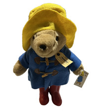 Vintage Eden Paddington Bear Style 32861 Blue Coat, Yellow Hat, Red Rubber Boots