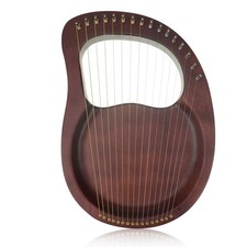 Timeless Classic  OW  16-String Wooden Lyre Harp,Mahogany Wood String Instrumen...