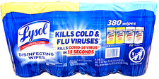 Lysol Disinfecting Wipes Variety Pack 4X95 Packs Total 380 Wipes