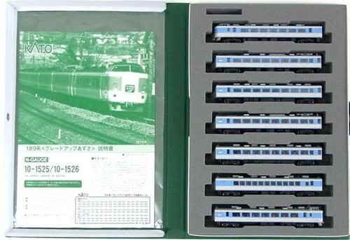 Juego básico de 7 coches NGauge KATO 10-1525 189 Series "Up Azusa" [A ́] daños en la manga | Condition: Used
