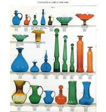 Bischoff Glass: 1920s-1960s, 2nd ed., 6 catalog reprints, ca. 1948-1966, MCM