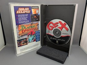 * Gex (Sega Saturn, 1996) Complete CIB W/ Reg Card