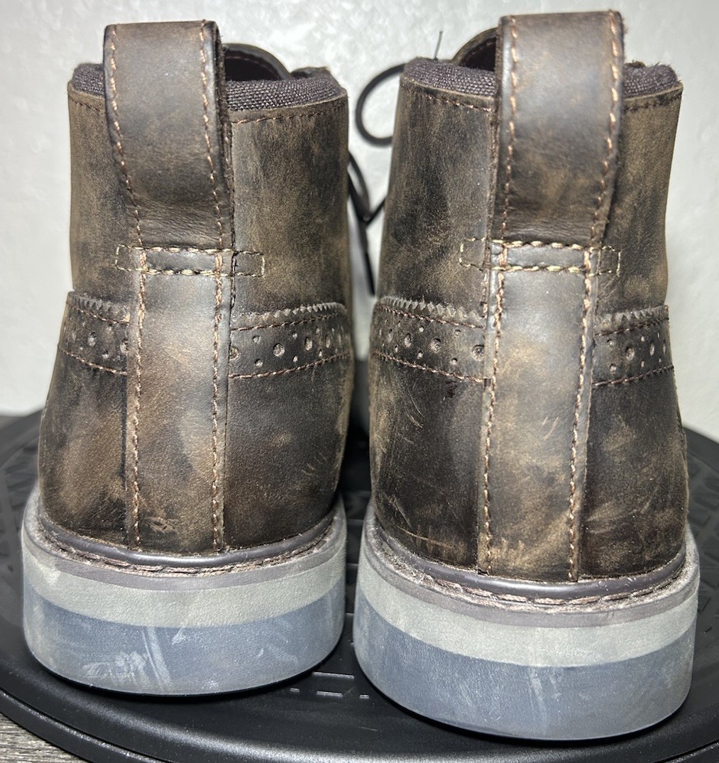 Timberland Squall Canyon Wing Tip Chukka Boots Mens Size 9 Dark Brown Waterproof image 5