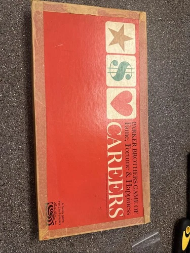 Vintage 1965 Careers Board Game by Parker Brothers  No. 65  Complete