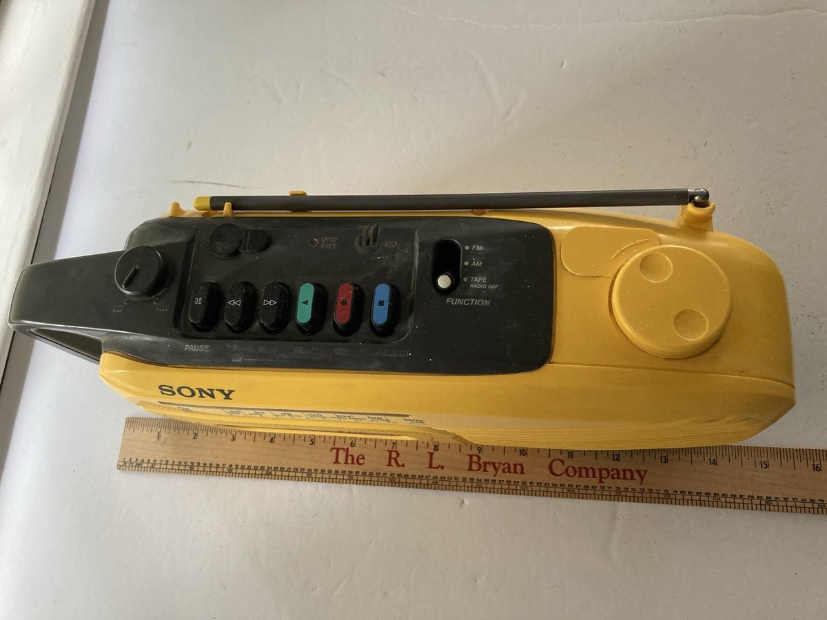 Sony Sports Cfm-101 Water Resistant Am/fm Radio Cassette Player