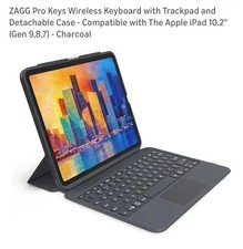 ZAGG - Pro Keys Wireless Keyboard with Trackpad and Detachable Case -