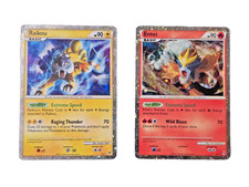Raikou #SL9 and Entei #SL3 Holos - Pokemon - Call of Legends - 2 Card Lot - RARE