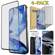 4Pcs For Google Pixel 9 Pro XL/9 Pro/9 HD Tempered Glass Screen Protector Saver