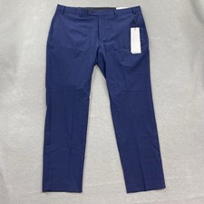 Calvin Klein Dress Pants Mens 40x30 Blue Slim Fit Jerome Trousers