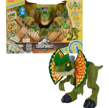 🔥NEW SEALED🔥 Imaginext Jurassic World Thrash Attack Dilophosaurus Dinosaur Toy