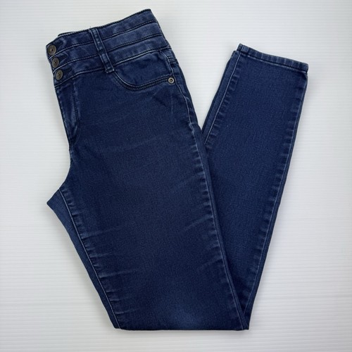 True Craft Girls Size 16 Jegging Distressed Jeans Adjustable Waist - Picture 3 of 12