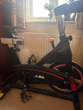 JLL IC300 PRO Aerobic Training Exercise Bike LCD Display Black/Red