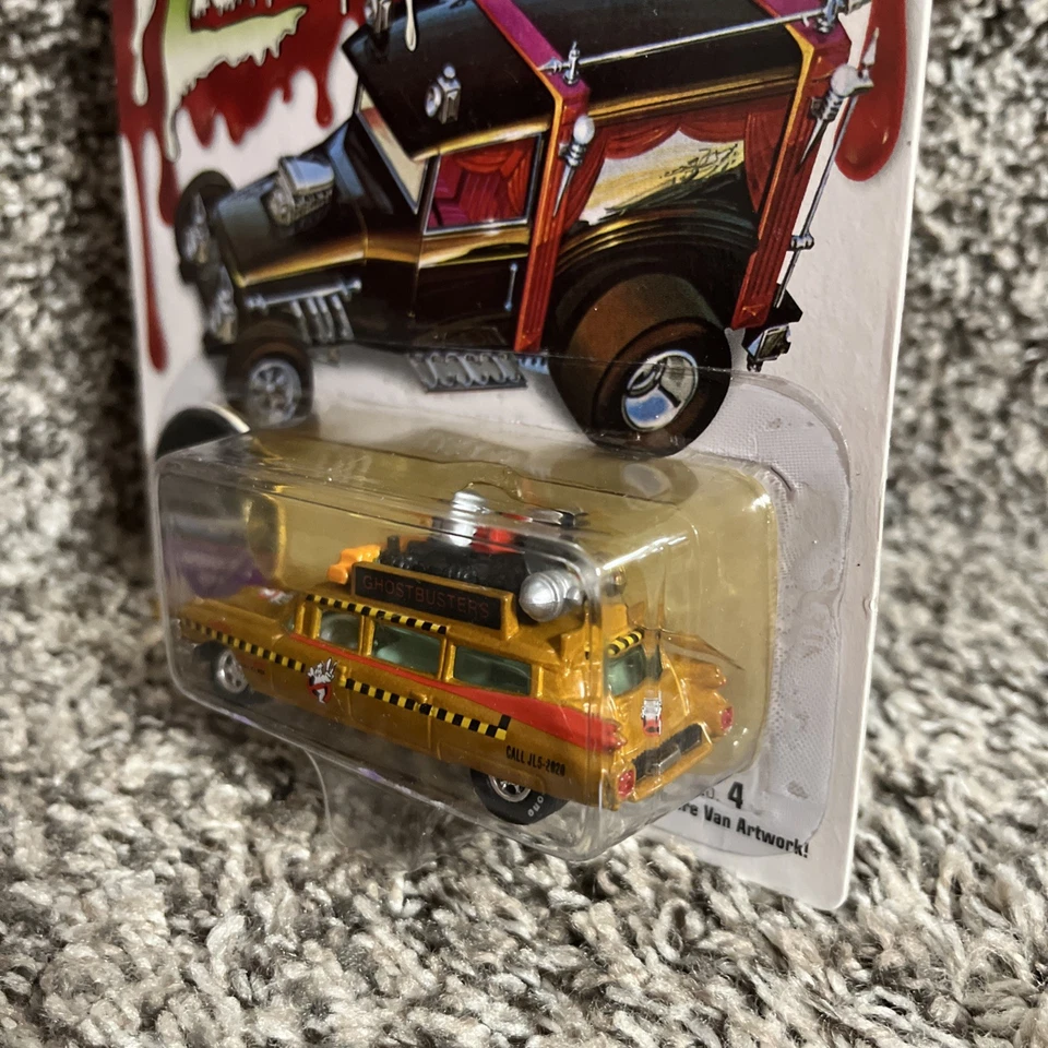 Johnny Lightning Ghostbusters Ecto 1A Diecast Frightning Lightnings LE NEW - Image 3 of 3