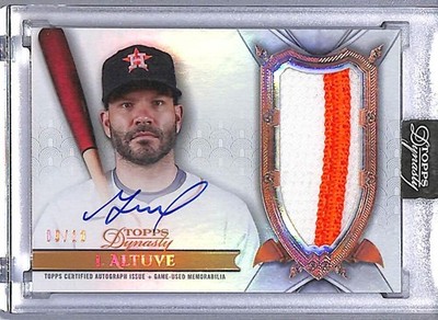 2024 Topps Dynasty Dynastic Deed #DAP-JA1 Jose Altuve NM-MT MEM Auto 9/10 Astros