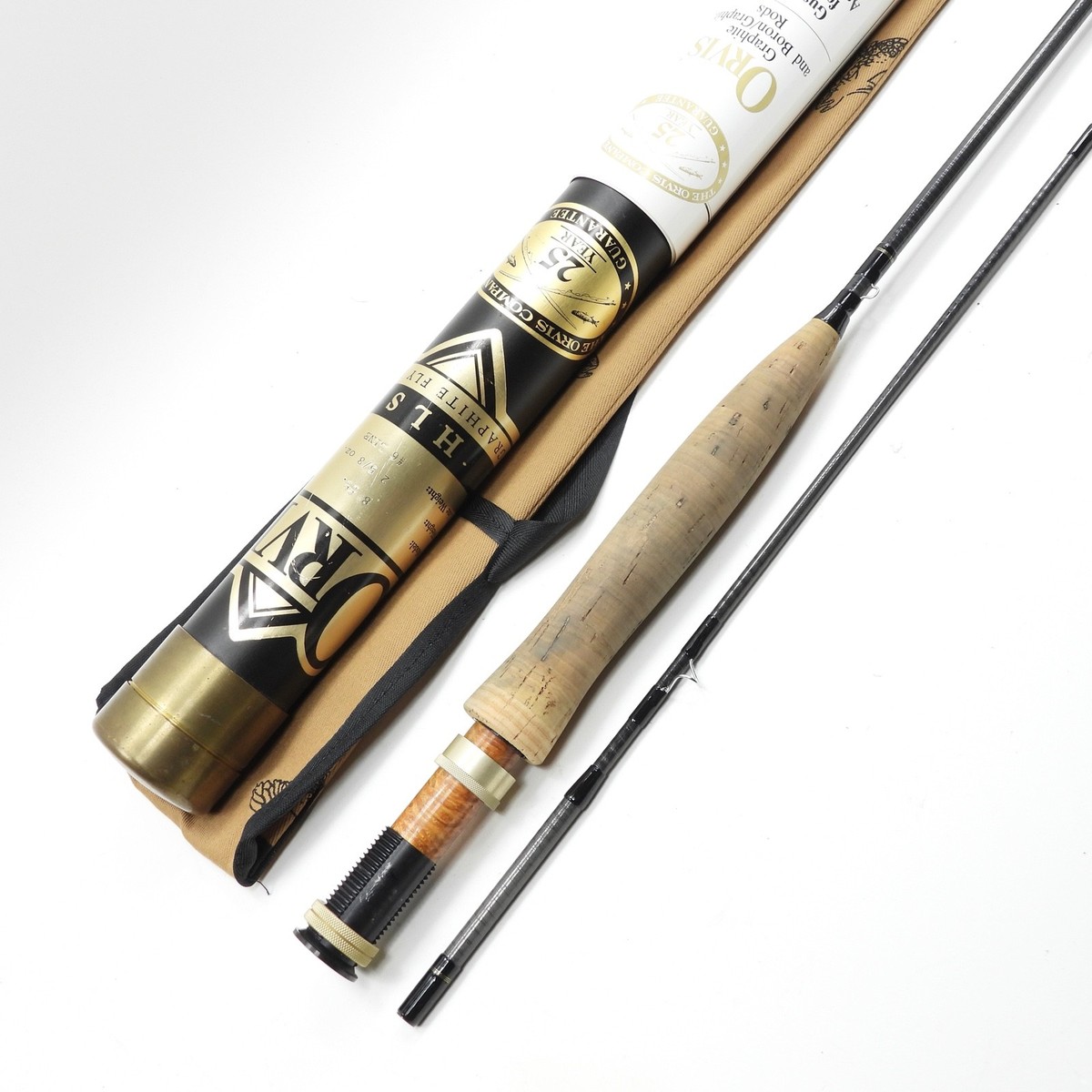 Orvis Graphite HLS Fly Fishing Rod. 8' 6wt. W/ Tube & Sock. 2