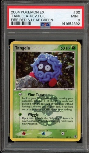 Pokemon Tangela EX Fire Red & Leaf Green Reverse Holo Rare #30 PSA 9 Mint