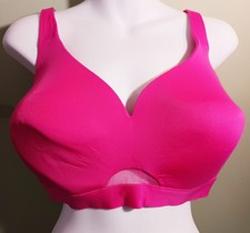 Cacique SIZE 44C HOT PINK FUSHIA Comfort Bliss Lightly Lined No-Wire Bra