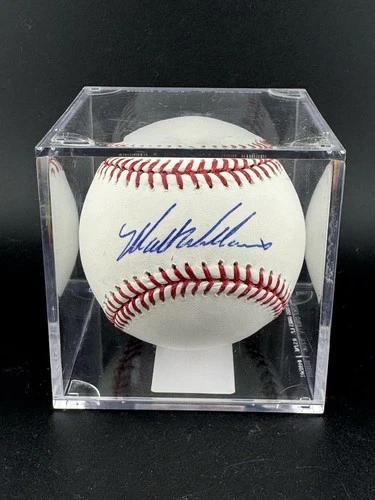 Matt Williams MLB Authenticated Signed Baseball in Display Case Nationals/Giants