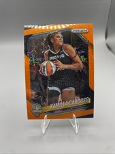 Kamilla Cardoso 2025 Panini Prizm WNBA #89 Orange Velocity Prizms Chicago Sky