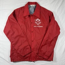 Chalk Line Texas Tech Jacket Size XL Snap Button Windbreaker USA Lightweight