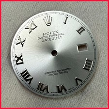 GENUINE ROLEX DATEJUST SILVE ROMAN DIAL FOR 36MM 16234,116234 FOR CAL 3135 749