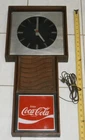 Vintage Coca-Cola Wall Clock - 26 1/2" X 12"