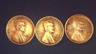 1944-  D -P -S  Lincoln Wheat Cents-  Good Circulated Condition