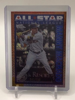 2025 Topps Series 2 - 1990 Topps Chrome All-Stars Manny Machado /150