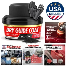 Ultra Fine Aluminum Oxide Dry Guide Coat Powder 200g with Nitrile Gloves