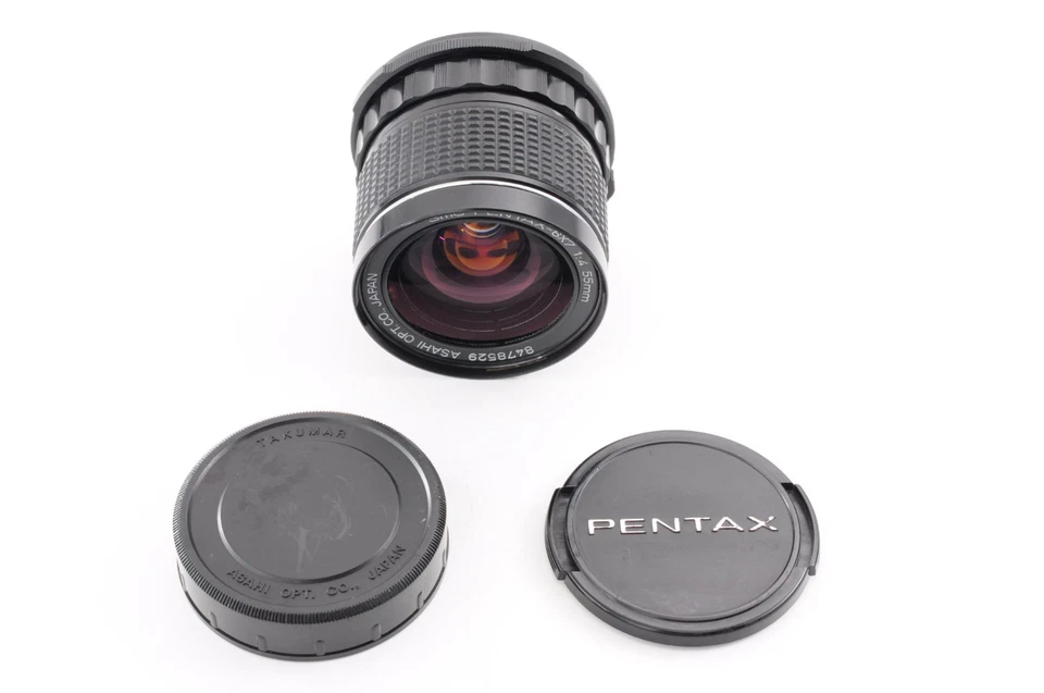 **NEAR MINT** SMC Pentax 6×7 55mm f/4 Wide Angle Lens w/ Cap For 6x7 67 II Japan - Image 3 of 4