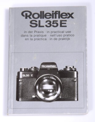 BEDIENUNGSANLEITUNG ROLLEIFLEX SL35E SL35 E instruction manual