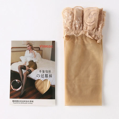 Womens Sheer Lace Top Stay Up Stockings Thigh High Pantyhose Hold-up Tights J1 - Picture 20 of 35