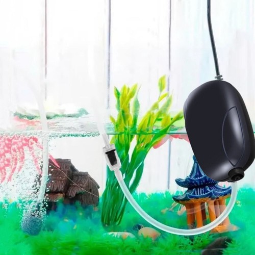 3/5W Aquarium Air Pump EU Plug Oxygenation Pump For Home Fish Tank