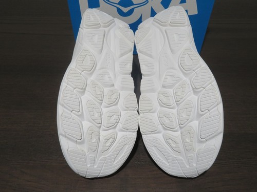 Hoka One One Clifton 10 Womens 6.5 Shoes White 1162031 WWH Running Walking Gym - 第 6/8 張圖片