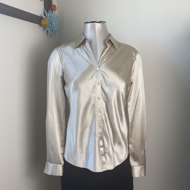 diagonal striped shirt