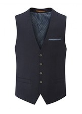 SKOPES Mens Big Size Heritage Collection Smart Casual Waistcoat Berwick in Navy