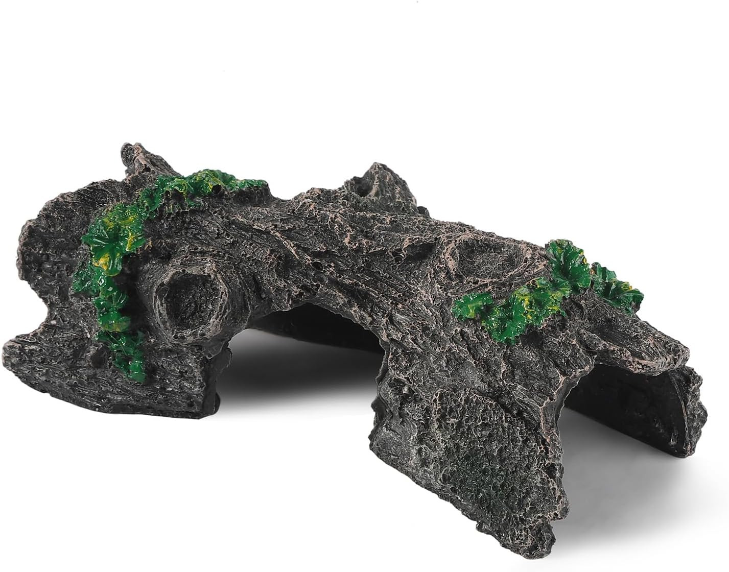 Aquarium Wood Fish Tank Decoration Resin Fake Logs Terrarium Décor Reptile Hide