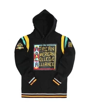 African American College Alliance AACA Hoodie Sweatshirt '91 Classic Black