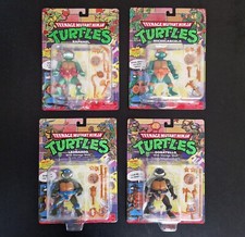TMNT TEENAGE MUTANT NINJA TURTLES STORAGE SHELL PLAYMATES 4 ACTION FIGURE SET