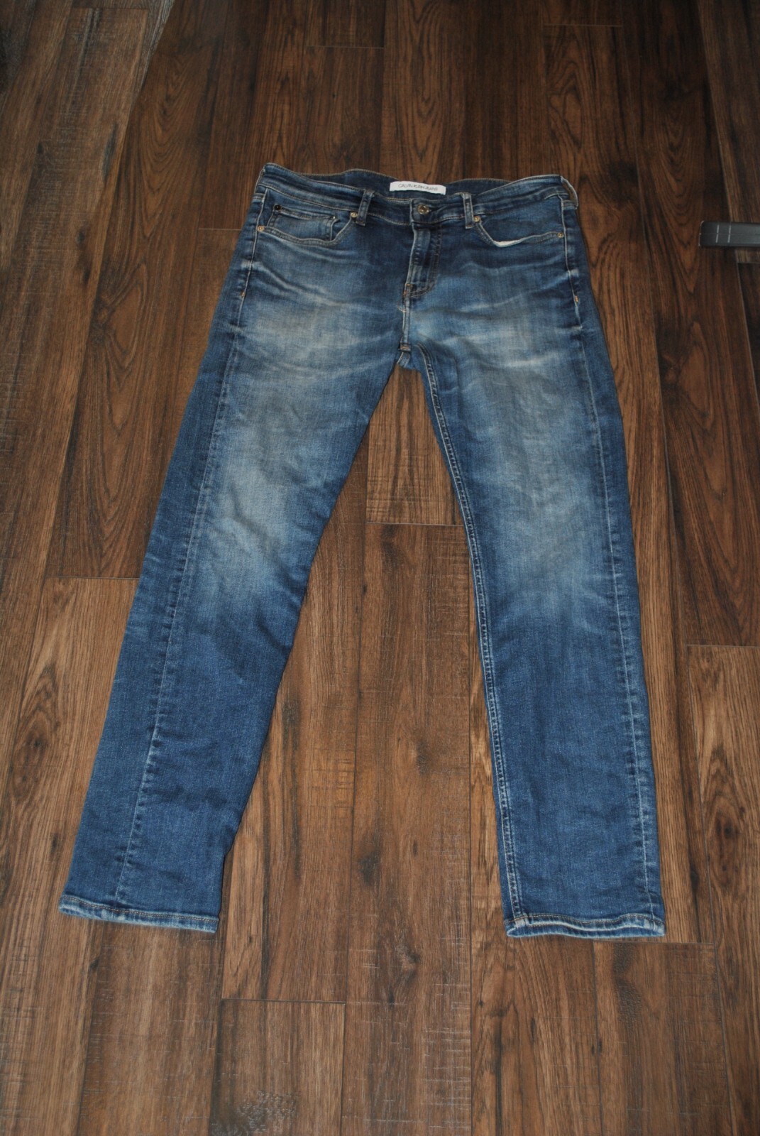 RRP 179$ Original Calvin Klein Mens Slim Fit Jeans Size 32 L32 M - L ideal item+ image 2