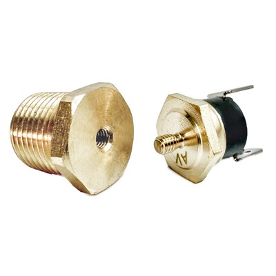 Electric Fan Thermostat Switch With Temp Probe & Harness – 1/8 To 1/2 Inch NPT Sizes