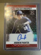 2021 Leaf Pro Set Red Mojo Refractor Andrew PAinter Auto Phillies AP2