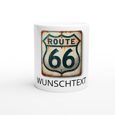 Route 66 Kaffeebecher, Teetasse, Becher Coffeecup