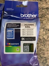 Brother LC 3029 Ink Cartridge New Includes Black Ink