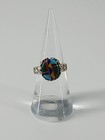 Seven Gemstone Mosaic Sterling Silver Rings — photo 7