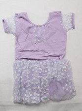 Arshiner Girl's Skirted Leotard Sparkle Tutu Ballet Dress JL3 Purple Size 15 NWT