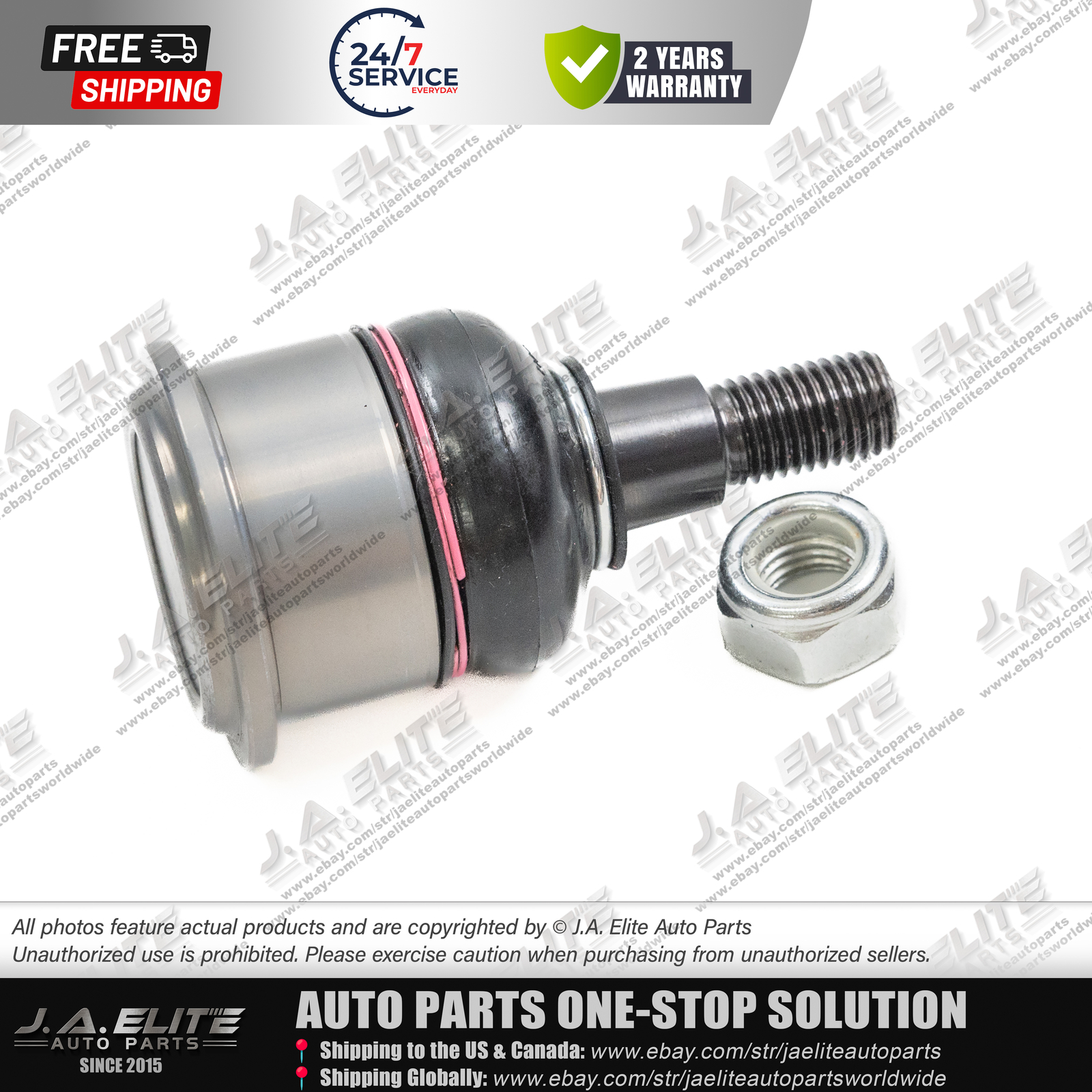 Front Upper Control Arm Ball Joint for Bentley Arnage, Rolls Royce Silver Seraph