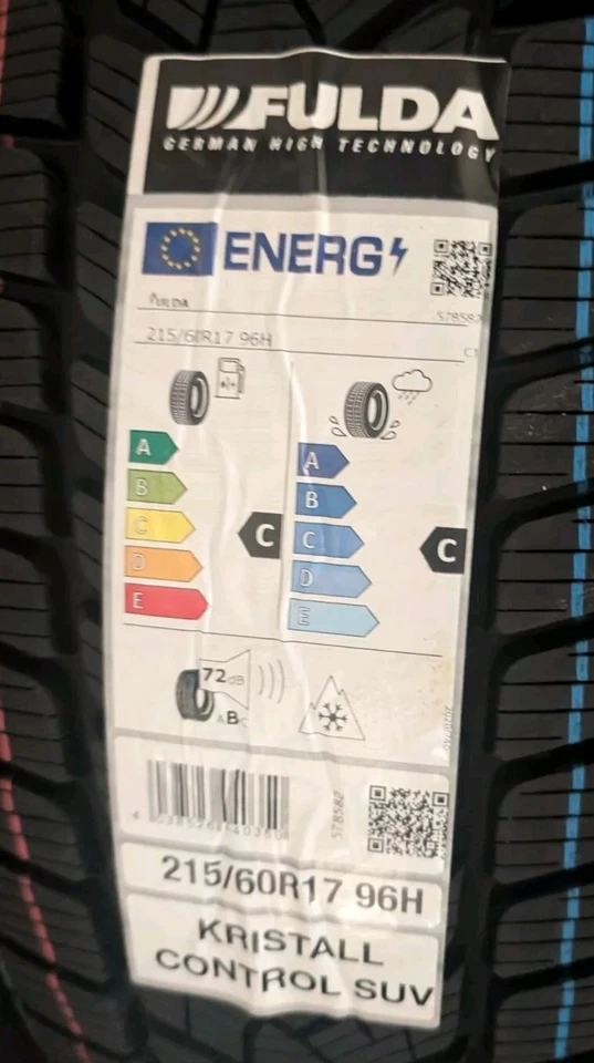 Winterkomplettrad-Satz Opel Frontera C 215-60R17 Fulda Winterräder 115 - Bild 4 von 4